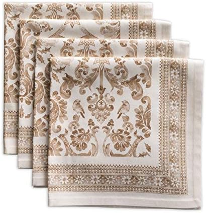 Beige Paisley Napkins