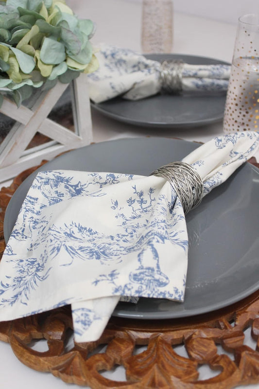 Blue China Pattern Napkins