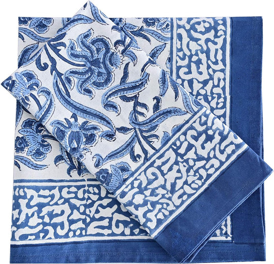 Blue Paisley Napkins