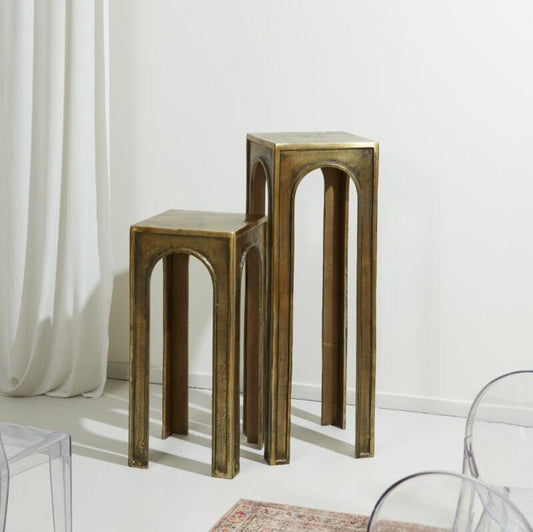 Marisol Gold Metal Columns